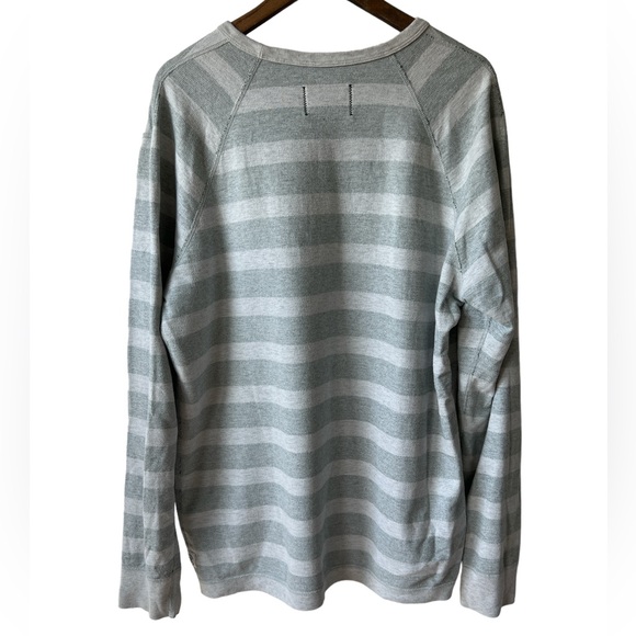 Reigning Champ Reversible Striped Terrycloth Lightweight Crewneck - Picture 4 of 5